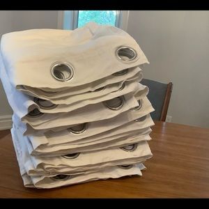 10 panels of extra long drapes